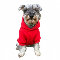 Chrismas Red Dog Hoodie