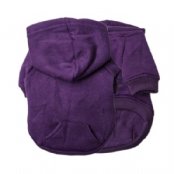 Purple dog jumper pullover with pocket
