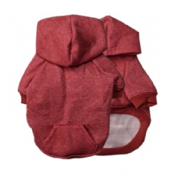 Wholesale Cheap  Soft Fleece Warm Pet Custom Hoodie Blank Dog Clothes